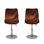 Liquid Chocolate Print Bar Stool Covers