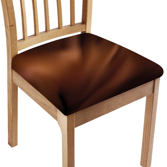 Liquid Chocolate Print Chair Cushion Cover