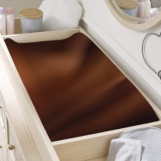 Liquid Chocolate Print Changing Pad Cover