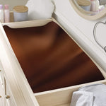 Liquid Chocolate Print Changing Pad Cover