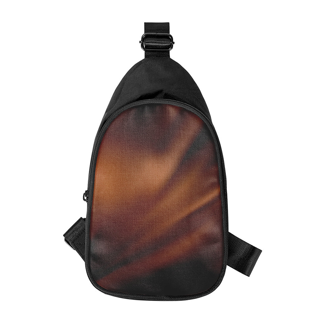 Liquid Chocolate Print Chest Bag