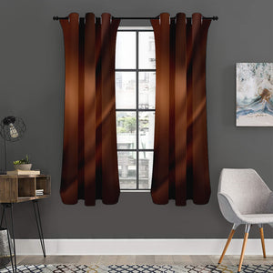 Liquid Chocolate Print Curtain