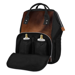 Liquid Chocolate Print Diaper Bag