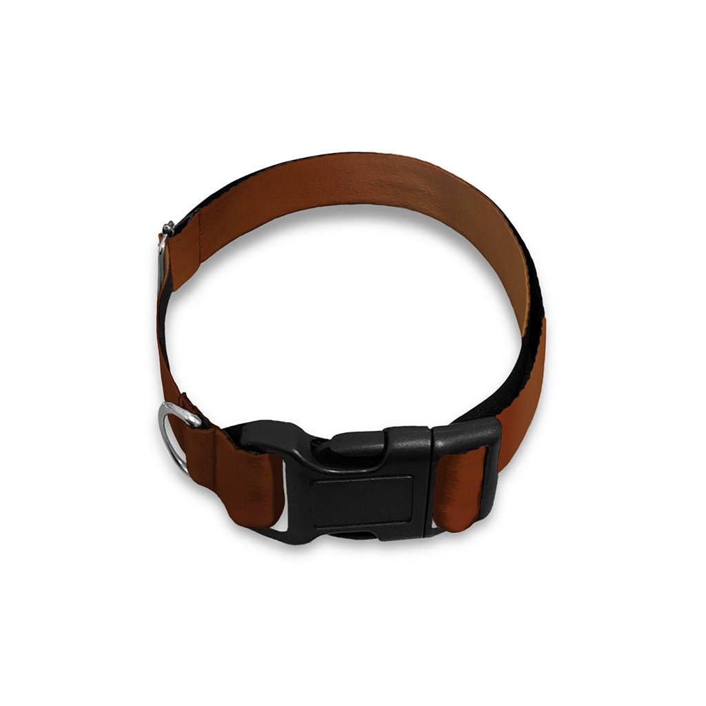Liquid Chocolate Print Dog Collar