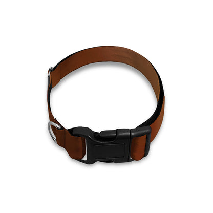 Liquid Chocolate Print Dog Collar