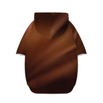 Liquid Chocolate Print Dog Zip Up Hoodie