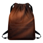 Liquid Chocolate Print Drawstring Backpack