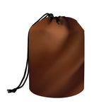 Liquid Chocolate Print Drawstring Makeup Bag