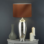 Liquid Chocolate Print Drum Lamp Shade