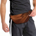 Liquid Chocolate Print Fanny Pack