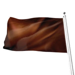 Liquid Chocolate Print Flag