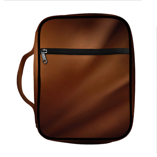 Liquid Chocolate Print Front Pocket Bible Bag