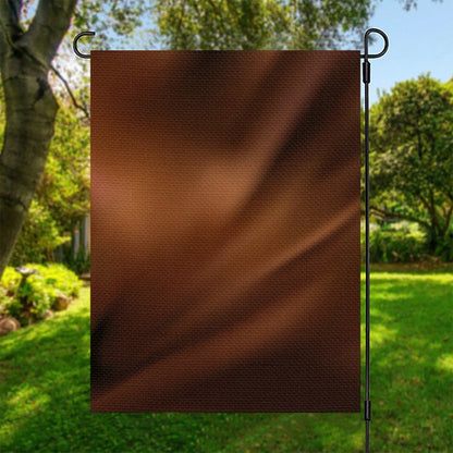 Liquid Chocolate Print Garden Flag