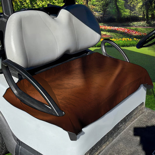 Liquid Chocolate Print Golf Cart Seat Cover