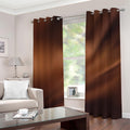 Liquid Chocolate Print Grommet Curtains