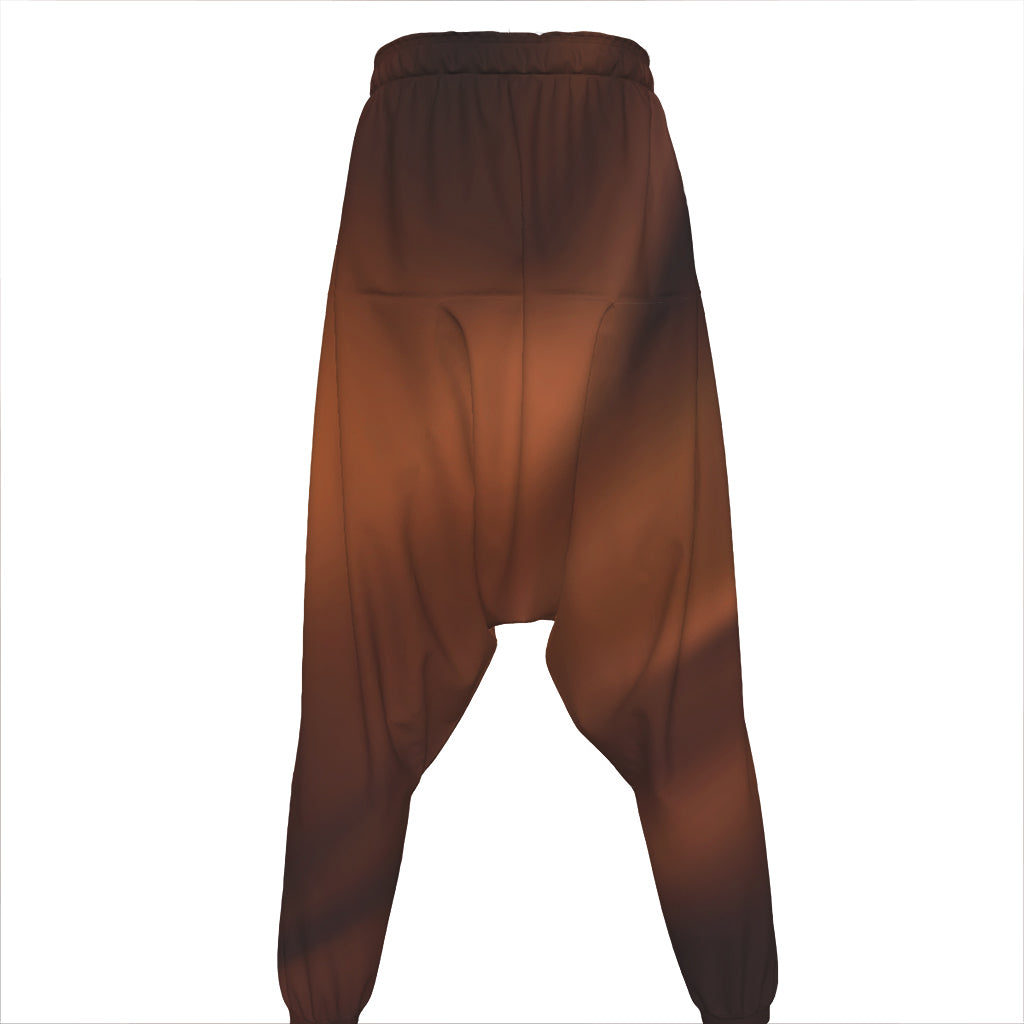 Liquid Chocolate Print Hammer Pants