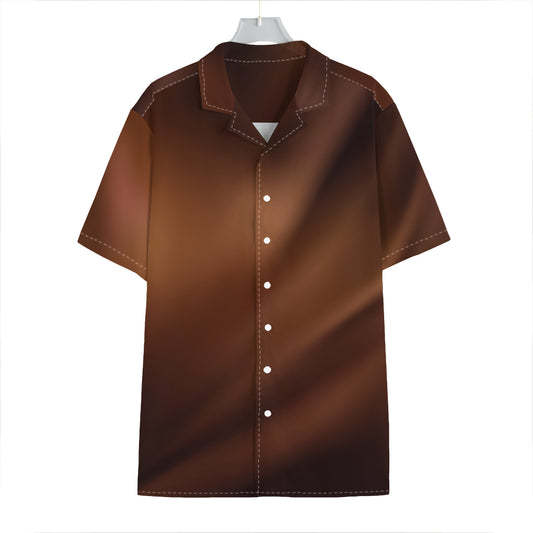 Liquid Chocolate Print Hawaiian Shirt