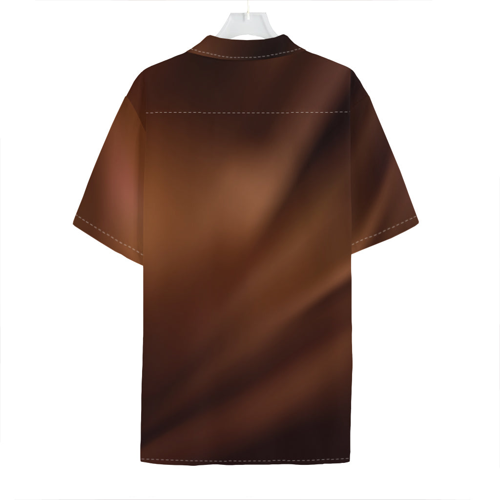 Liquid Chocolate Print Hawaiian Shirt