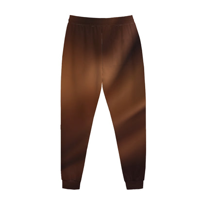 Liquid Chocolate Print Jogger Pants