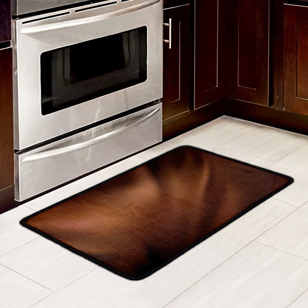 Liquid Chocolate Print Kitchen Mat