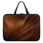 Liquid Chocolate Print Laptop Sleeve With Handle