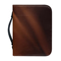 Liquid Chocolate Print Leather Bible Cover