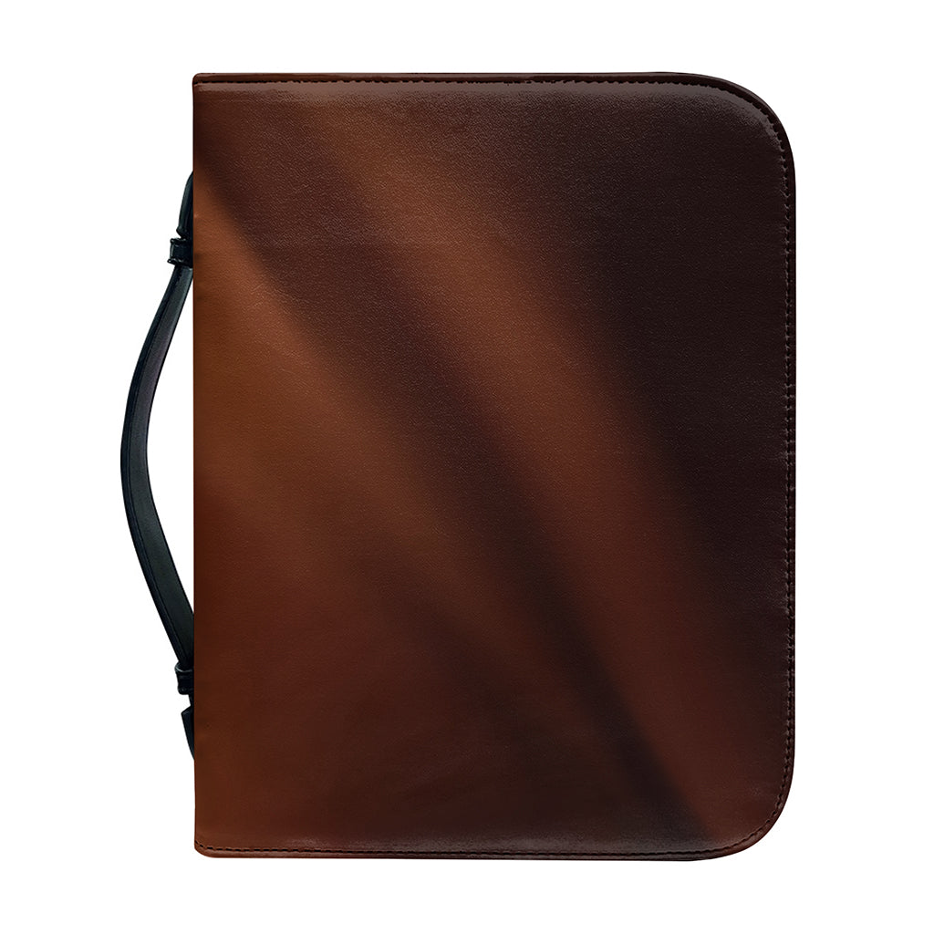 Liquid Chocolate Print Leather Bible Cover