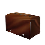 Liquid Chocolate Print Leather Tissue Box Cover