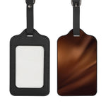 Liquid Chocolate Print Luggage Tag