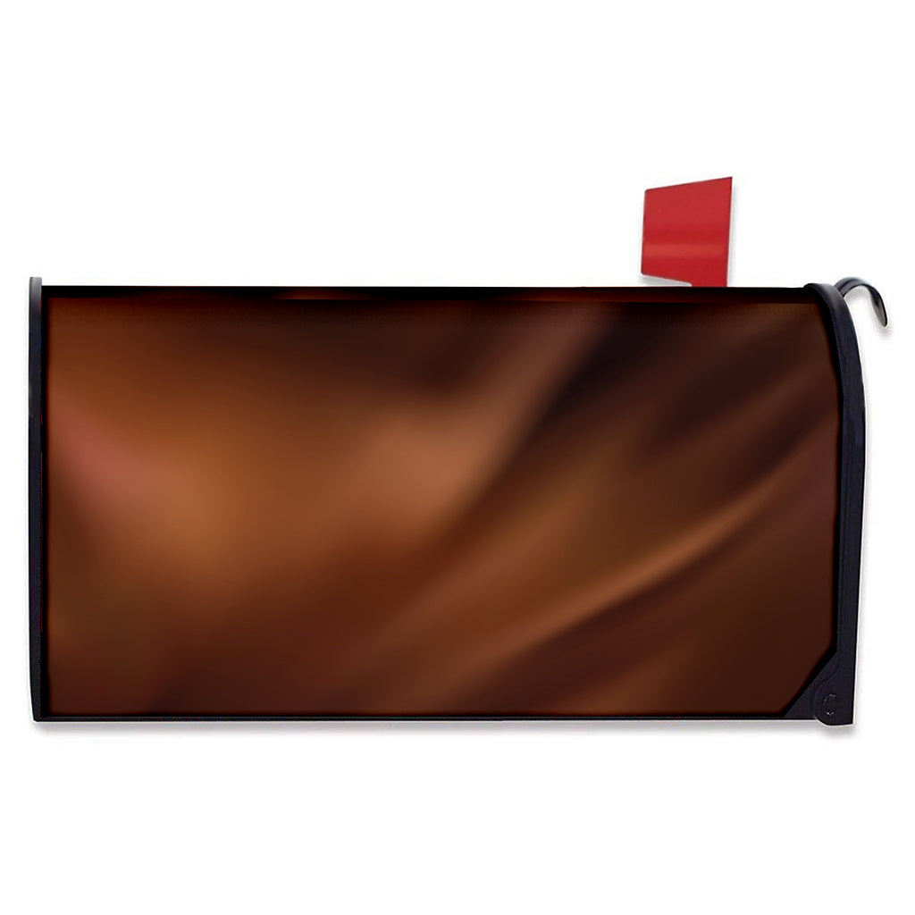 Liquid Chocolate Print Mailbox Cover