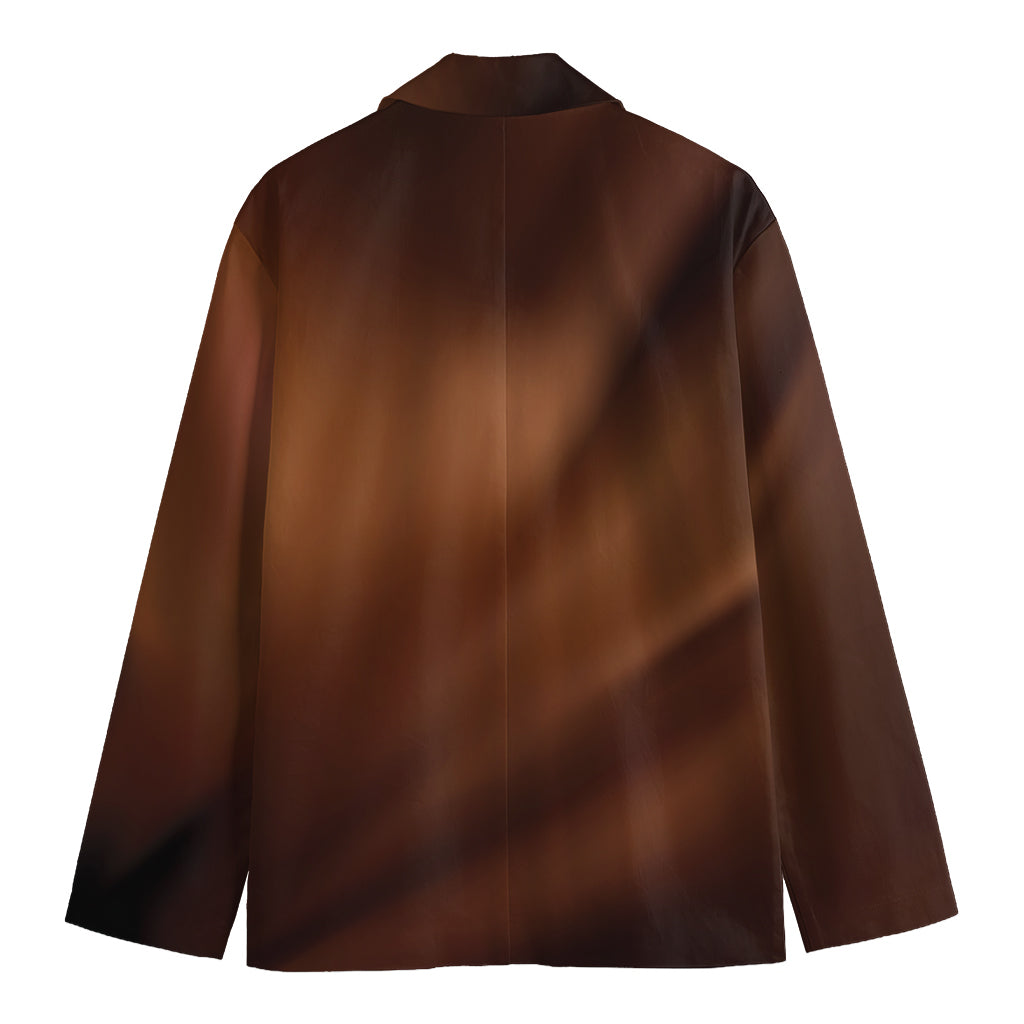 Liquid Chocolate Print Men's Blazer