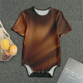 Liquid Chocolate Print Men's Bodysuit