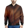 Liquid Chocolate Print Men's Bomber Jacket