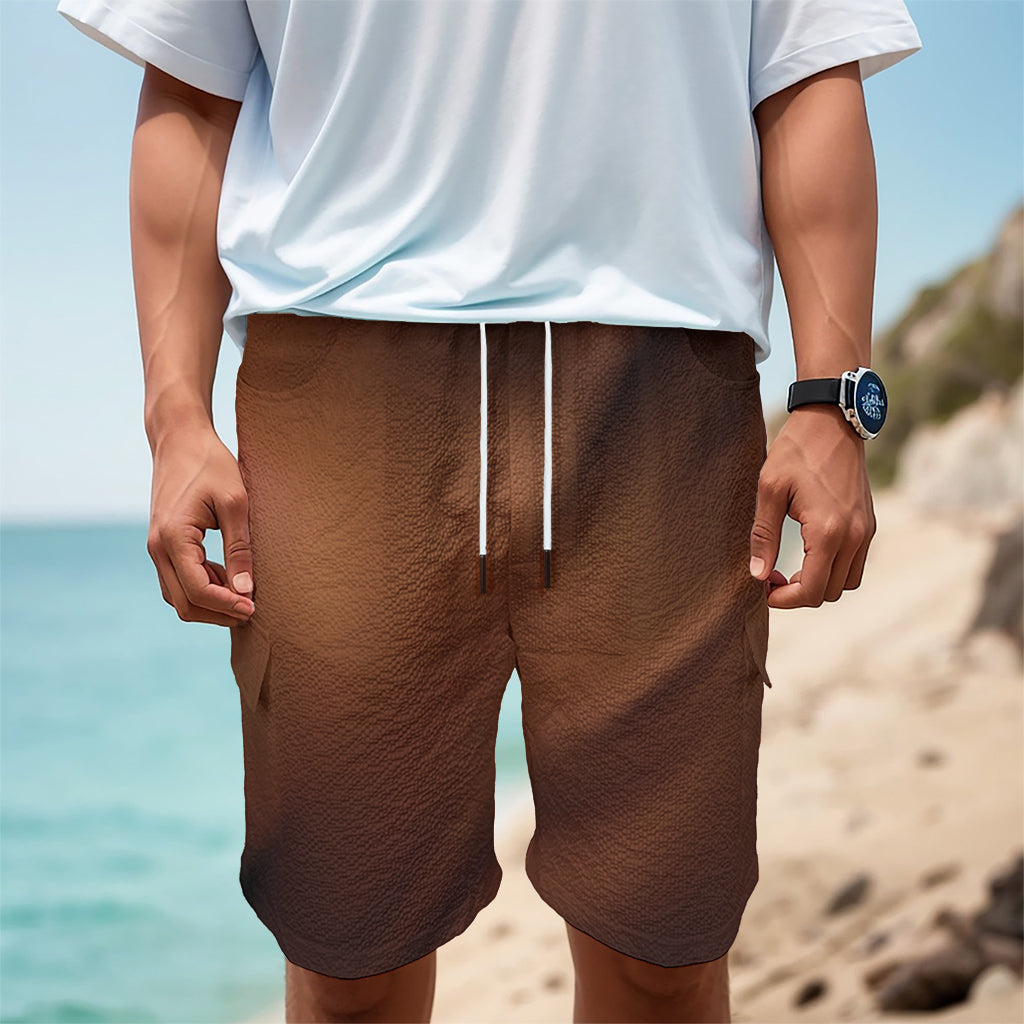 Liquid Chocolate Print Men's Cargo Shorts