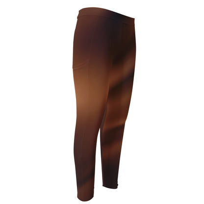 Liquid Chocolate Print Men's Compression Pants