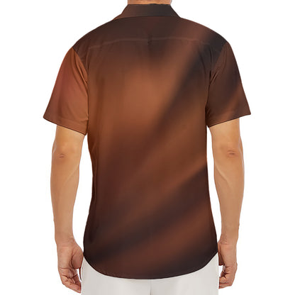 Liquid Chocolate Print Men's Deep V-Neck Shirt