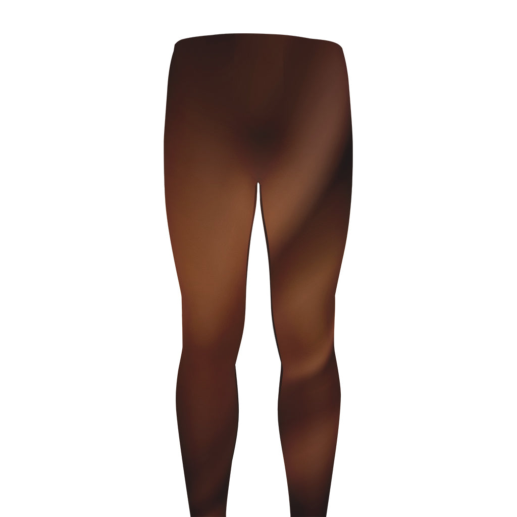 Liquid Chocolate Print Men's leggings