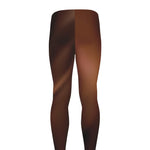 Liquid Chocolate Print Men's leggings