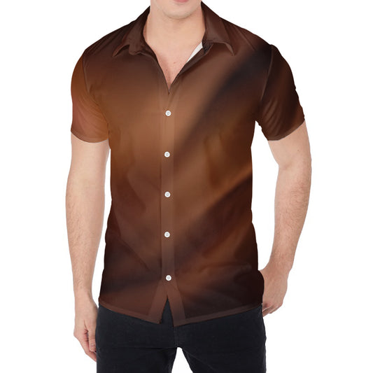Liquid Chocolate Print Men's Shirt
