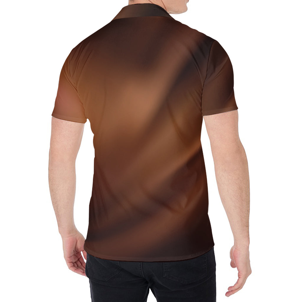 Liquid Chocolate Print Men's Shirt