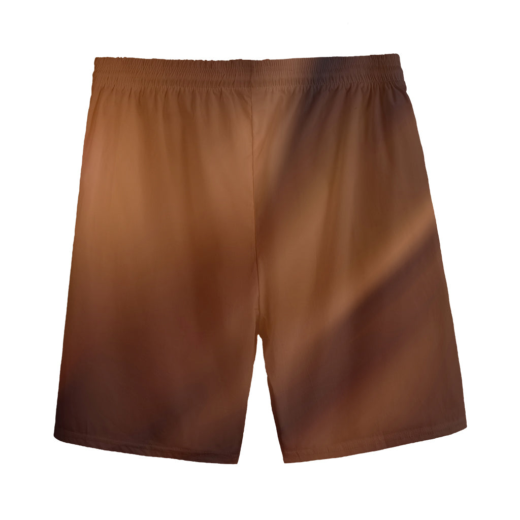 Liquid Chocolate Print Men's Sports Shorts