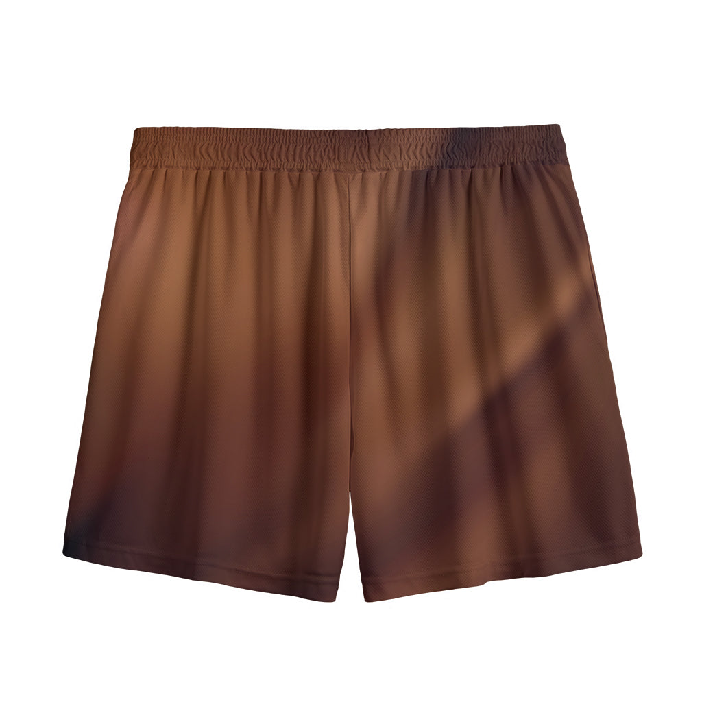 Liquid Chocolate Print Mesh Shorts