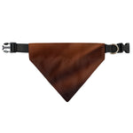 Liquid Chocolate Print Over The Collar Dog Bandana