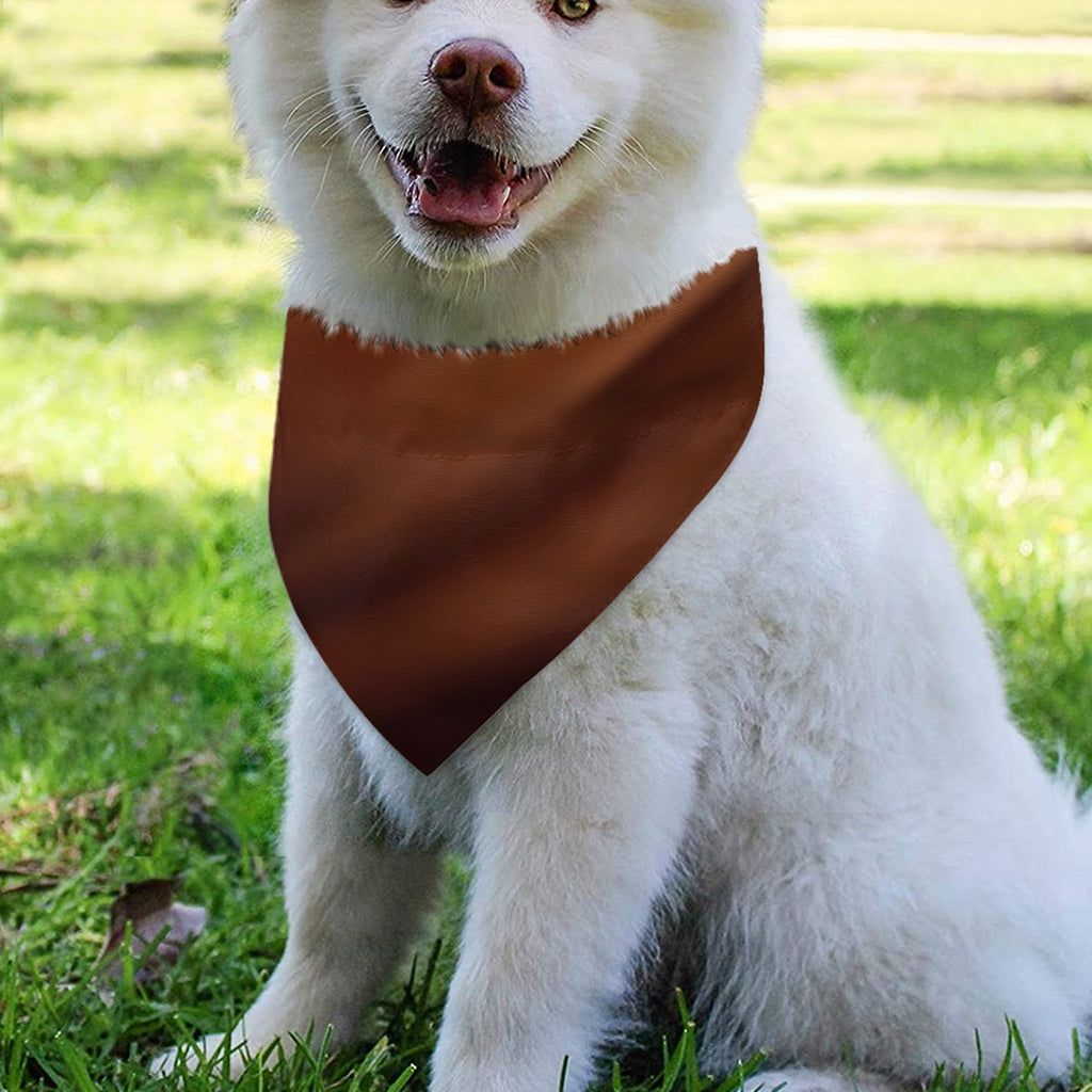 Liquid Chocolate Print Over The Collar Dog Bandana
