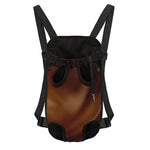 Liquid Chocolate Print Pet Carrier Backpack