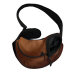 Liquid Chocolate Print Pet Sling Carrier