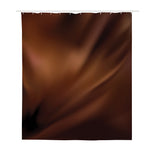 Liquid Chocolate Print Polyester Shower Curtain