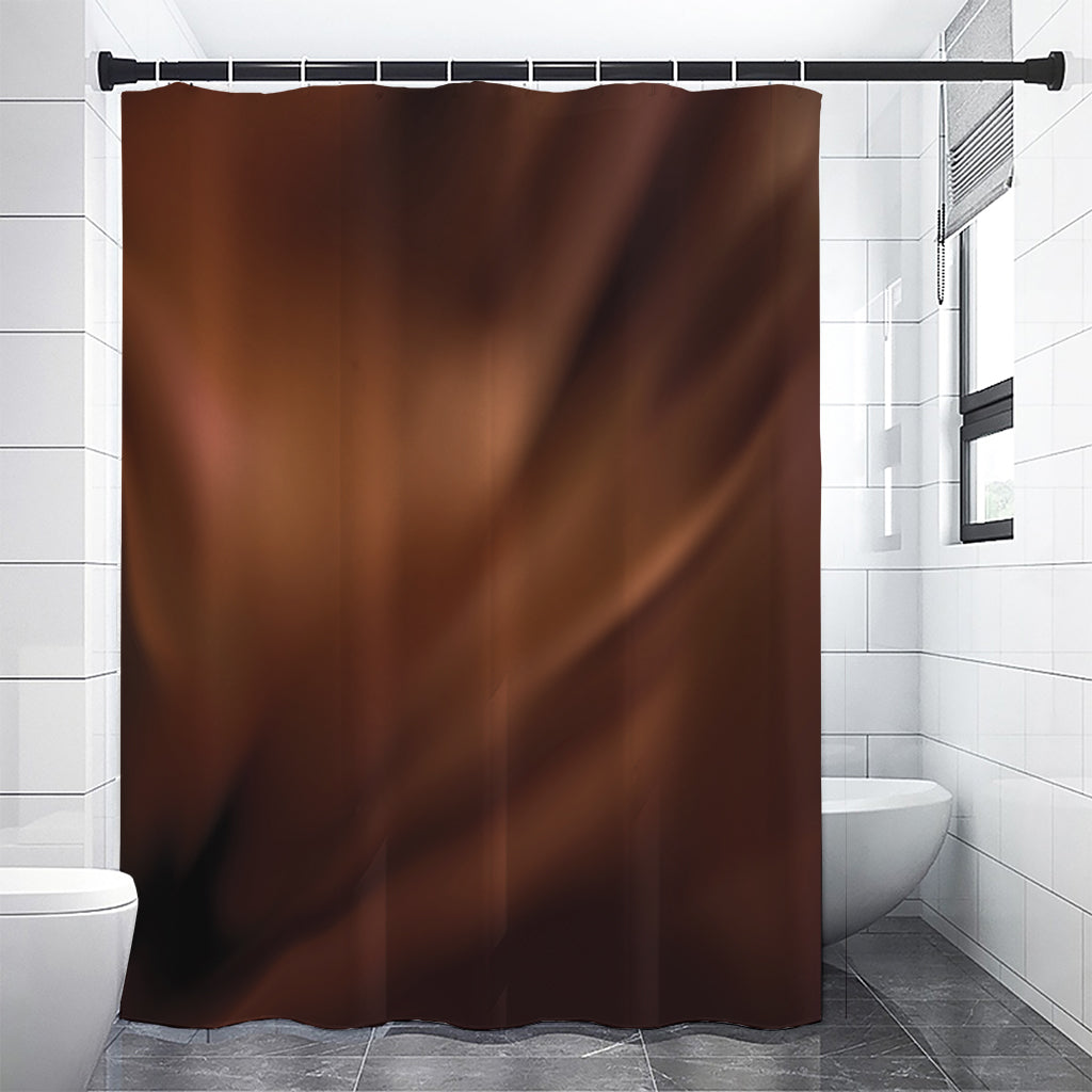 Liquid Chocolate Print Premium Shower Curtain