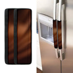 Liquid Chocolate Print Refrigerator Handle Covers
