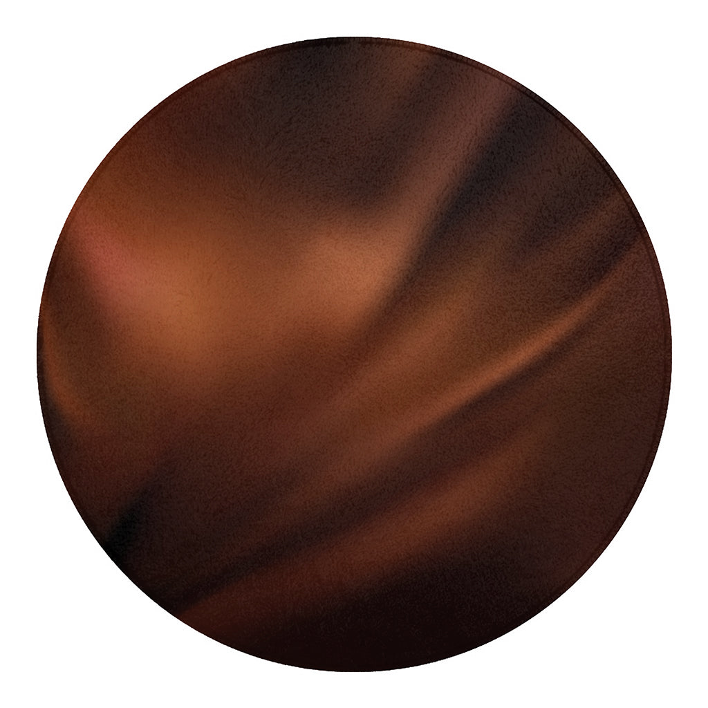 Liquid Chocolate Print Round Blanket
